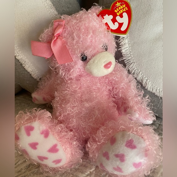 🩷 SUPER RARE INTERNET EXCLUSIVE TY BEANIE BABY BEAR “SWEETIEPAWS”. MWMT! - Picture 1 of 8